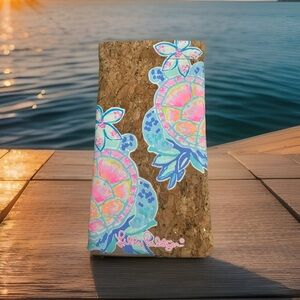 New Lilly Pulitzer Rainforest Retreat Sunglasses Case Soft Cork